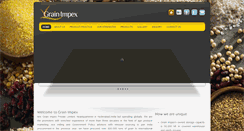 Desktop Screenshot of grainimpex.com